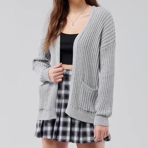 Hollister Grey knit Cardigan